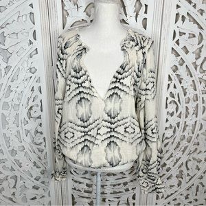 Anthropologie Porridge Ikat Blouse